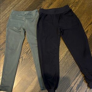 Zella Girl Bundle lot of 2 pairs - leggings and joggers size L 10/12